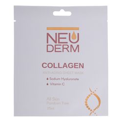 ماسک صورت نئودرم تولید:1404/01/20 مدل Collagen حجم 25 میلی لیتر