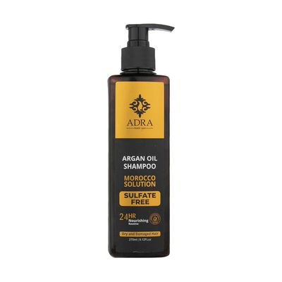 شامپو تقویت کننده مو آدرا مدل ARGAN OIL مناسب انواع مو فاقد سولفات حجم 270 میلی لیتر