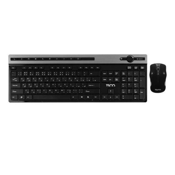کیبورد و ماوس بی سیم تسکو TSCO TKM7106W مدل  با گارانتی شرکتی