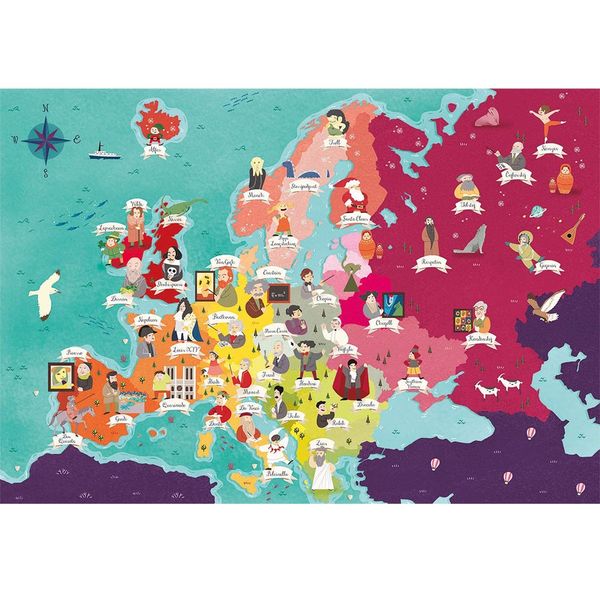 پازل 250 تکه کلمنتونی مدل کاوش در نقشه