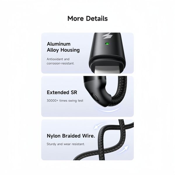 کابل USB-C به لایتنینگ مک دودو مدل CA-568 طول 1.5 متر