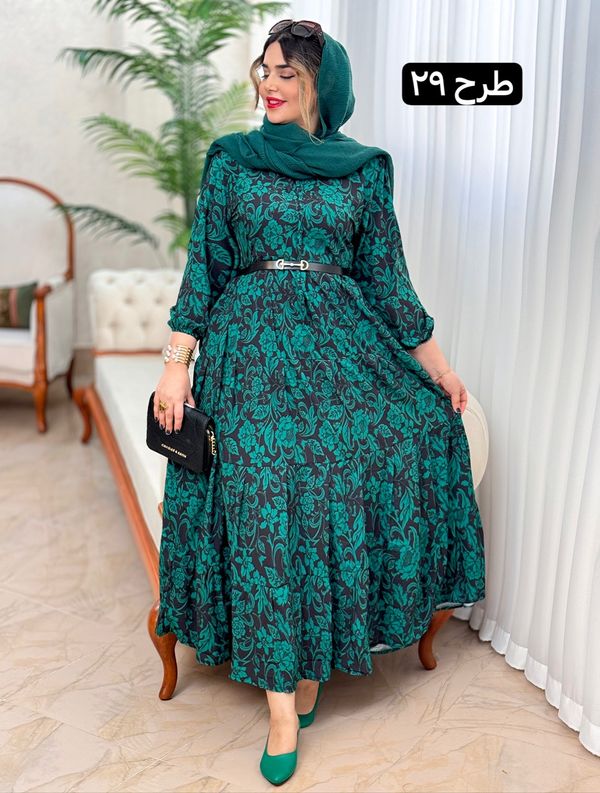 پیراهن فلور آذین کد 1501
