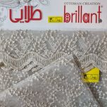 پرده تیکو دکو مدل خامه‌ دوزی گیپور صدفی bradley2110 سایز 300x280 سانتی متر
