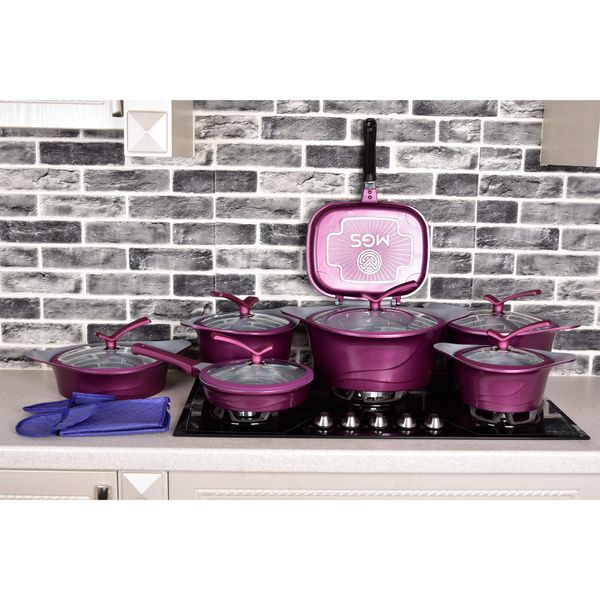 سرویس پخت و پز 19 پارچه ام جی اس مدل کره ای C