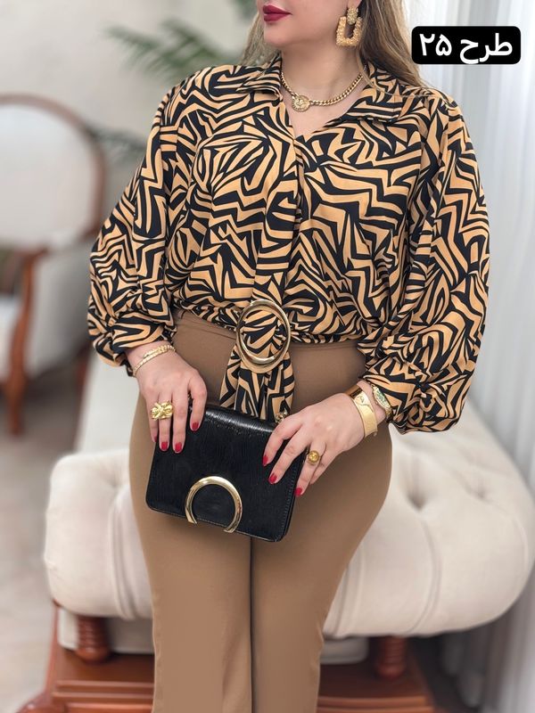 شومیز الیزه حلقه ای 2763