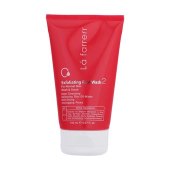 ژل شست‌وشوی و لایه بردار صورت لافارر مدل 02 مناسب پوست‌های معمولی حجم 150 میلی‌لیتر