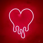 تابلو نئون فلکسی مدل قلب ریزشی