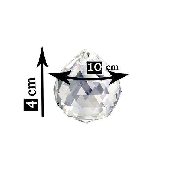 کریستال لوستر مدل گوی 30 بسته 10 عددی