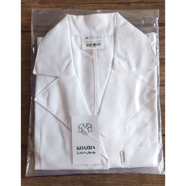 روپوش پزشکی زنانه خضرا مدل مهساکد 32430