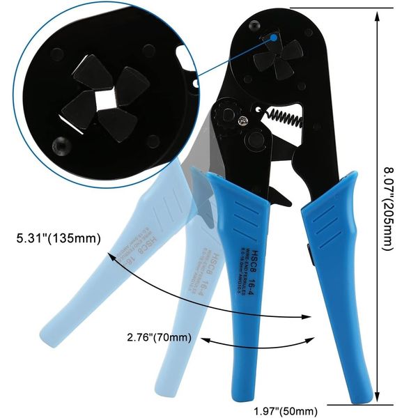 انبر پرس وایرشو مدل HSC816-4 سایز 4-16 میلیمتر