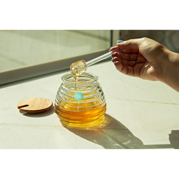  ظرف عسل خوری میس گلس مدل کندو