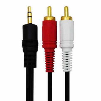 کابل تبدیل جک 3.5 میلی متری به دو RCA