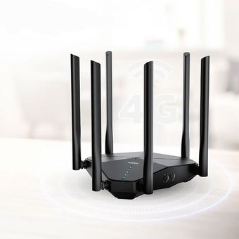 روتر بیسیم دو باند 6 آنتن پرودو Porodo Dual Band Portable Wi-Fi Router PDLFST207