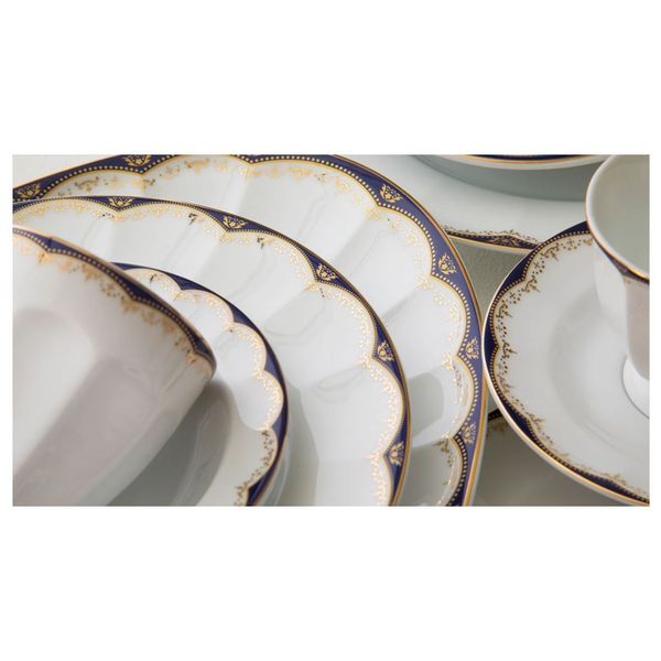 سرویس غذاخوری 103 پارچه چینی زرین ایران طرح النور درجه یک