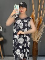 پیراهن نخی چیندار 1161