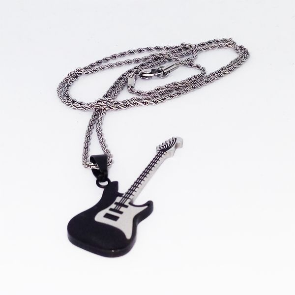گردنبند مردانه طرح گیتار کد G02