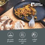 قاشق سفر لایت مای فایر مدل Spork Titanium