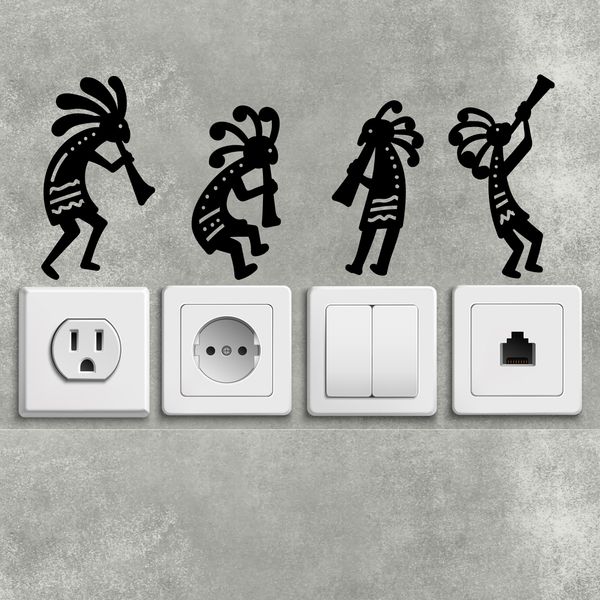 استیکر کلید و پریز ناویا مدل music band کد 01