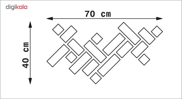 آیینه پلکسی پرشین استیکر طرح آجری