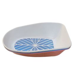 ظرف خاک گربه مدل توری دار لبه دار