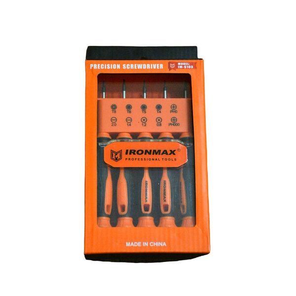 پیچ گوشتی ساعتی آیرون مکس مدل IM-S103 کد sw مجموعه 10 عددی