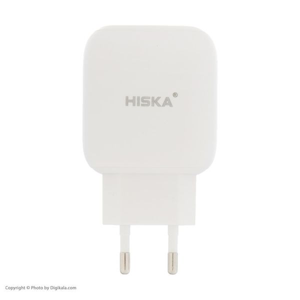 شارژر دیواری هیسکا مدل H-112PD به همراه کابل تبدیل USB-C
