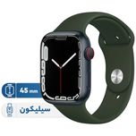ساعت هوشمند اپل واچ سری 7 مدل 45mm Aluminum Case with Sport silicone Band