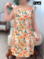 پیراهن نخی فرشته 3123