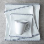 سرویس غذاخوری 97 پارچه چینی زرین ایران مدل وایت رز درجه یک