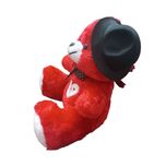 عروسک مدل خرس کلاهدار ارتفاع 20 سانتی متر