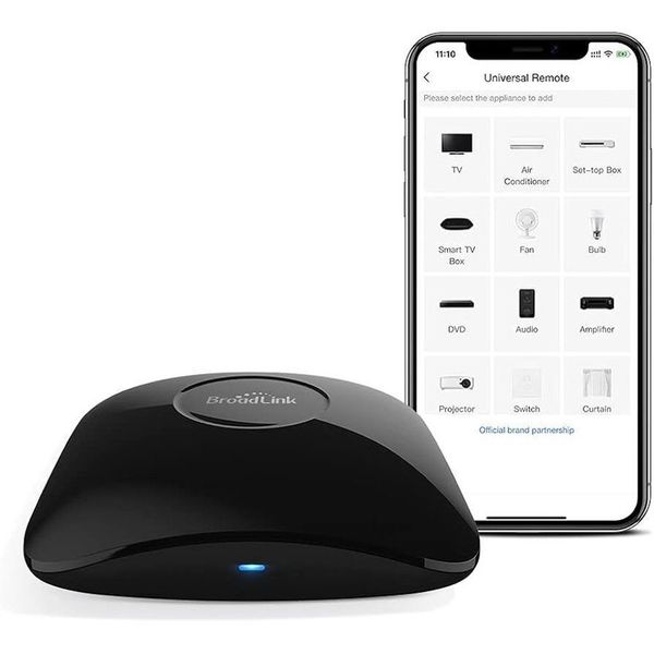 ریموت کنترل هوشمند برادلینک مدل RM4 Pro به همراه سنسور دما و رطوبت