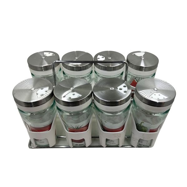 سرویس جا ادویه 8 پارچه کاپریس مدل پارادایس ساده