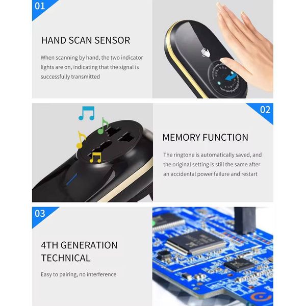 زنگ بی سیم مدل Y1-300-BG