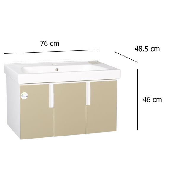 ست کابینت و روشویی توییس مدل tws 1018
