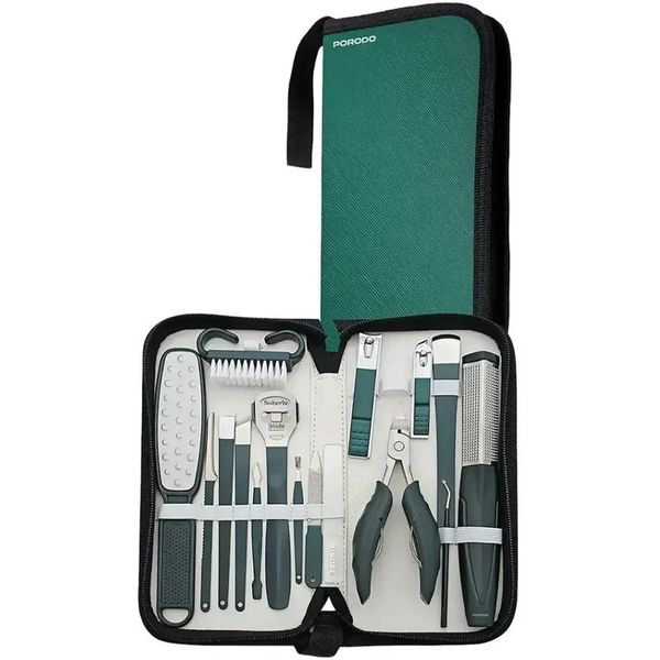 ست مانیکور و پدیکور پورودو مدل PDLFST8010BK بسته 16 عددی