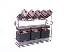 پاسماوری 8 پارچه با استند مربع طوسی فیگارو FIGARO کد 0922