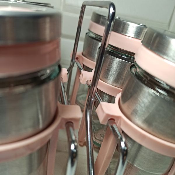 ست جای ادویه 7 پارچه کاپریس مدل پارادایس کد GSP6