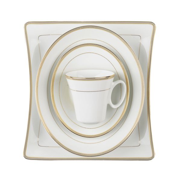 سرویس غذاخوری 97 پارچه چینی زرین ایران مدل سپینود درجه یک