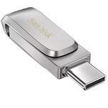 فلش مموری سن دیسک مدل Ultra Dual Drive ظرفیت 256 گیگابایت | دو رابط USB-C و USB-A