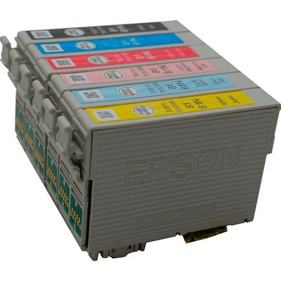 خرید کارتریج اپسون T081 بسته 6 عددی | بهترین قیمت و کیفیت 1404