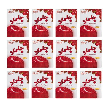 پودر ژله آلبالو جلید دراژه - 100 گرم بسته 12 عددی