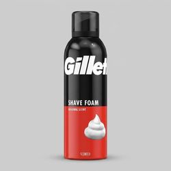 فوم اصلاح ژیلت مدل Scent حجم 200 میلی لیتر