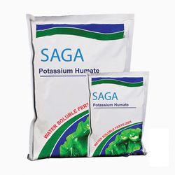هیومیک اسید مدل ساگا SAGA وارداتی خزر سم کود وزن 1 کیلوگرم