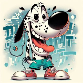 برچسب حرارتی لباس یا استیکر اتویی مدل سگه