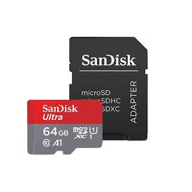 کارت حافظه‌ microSDXC سن دیسک مدل A1 کلاس 10 استاندارد UHS-I ظرفیت 64 گیگابایت با گارانتی مادام العمر