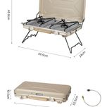 اجاق گاز نیچرهایک – دو شعله Naturehike Double Burner Folding Gas Stove – CNH22CJ046