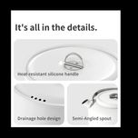 ست ظروف نیچرهایک – قابلمه، ماهیتابه، کتری سرامیکی Naturehike Ceramic Non-Stick Pot Set 4-7 People – CNK2450CF013