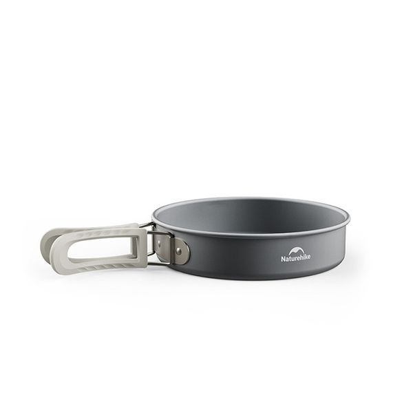 ماهیتابه نیچرهایک 17.5 سانتی NatureHike Pan with a folding handle – Ø17.5 – CNK2450CF010