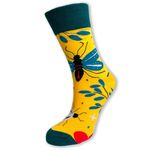 جوراب ساقدار زنانه طرح سنجاقک برند ترک SOCK STREET