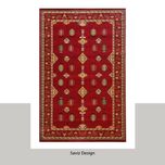 نقشه ساویز _ فرش ماشینی تراکم 1000 رنگ لاکی 6 متری BCF